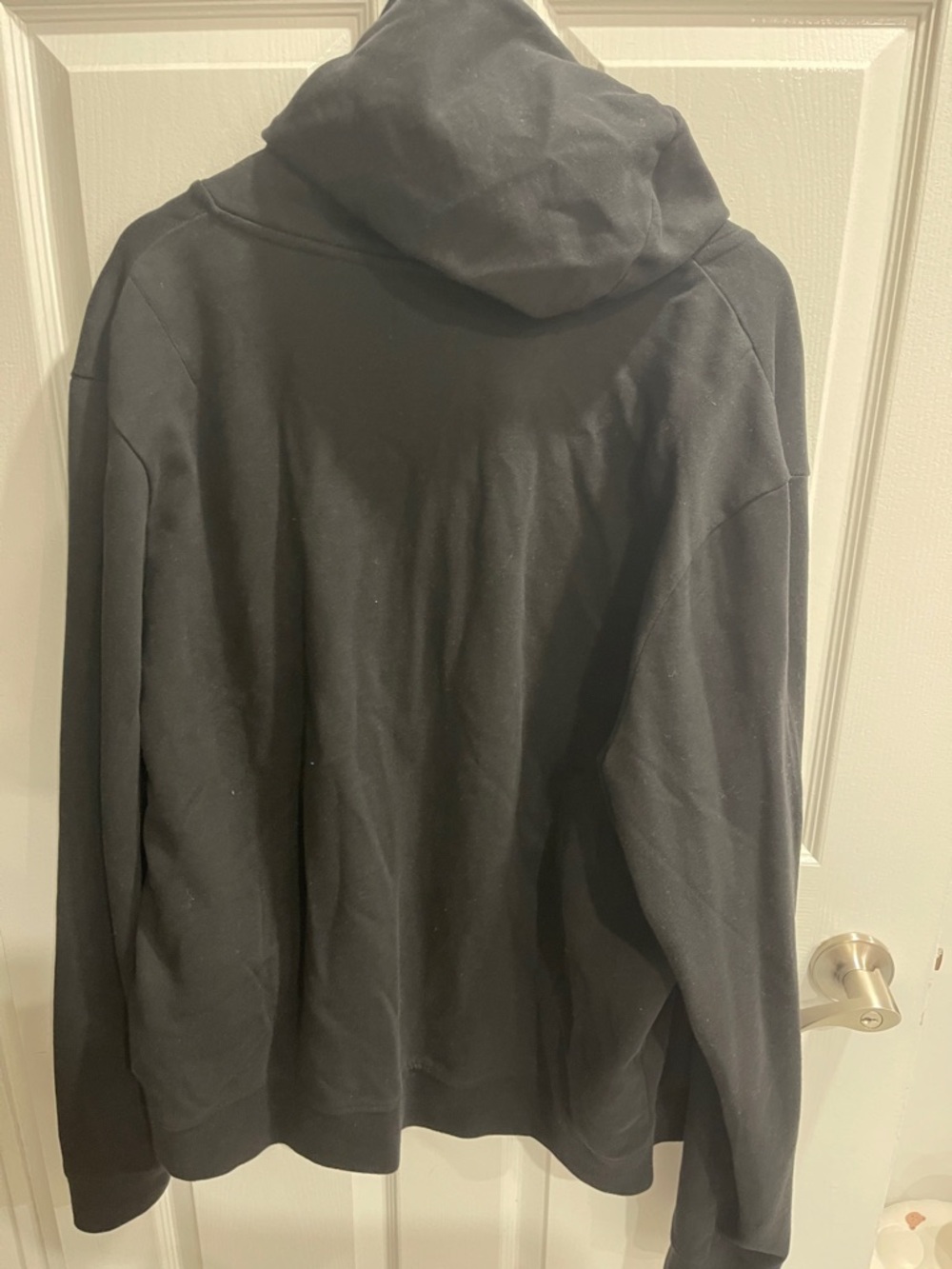 All Saints Black Zip Hoodie with Embroidered Ram Logo - Picture 4 of 8